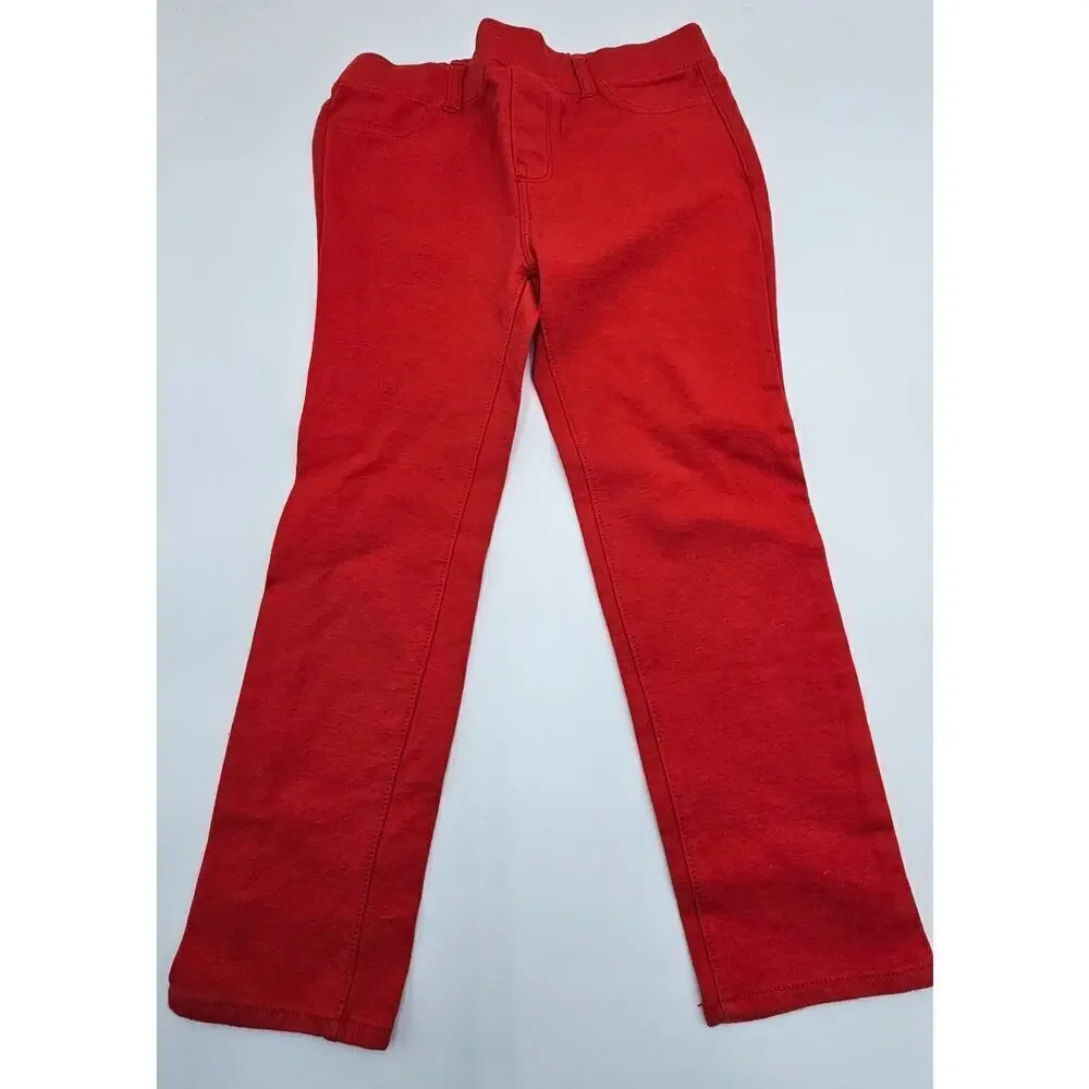 9 Piece Gap Girl's 4/5 Red/White/Black Bow Pants, Dress, Tops, Tights Lot